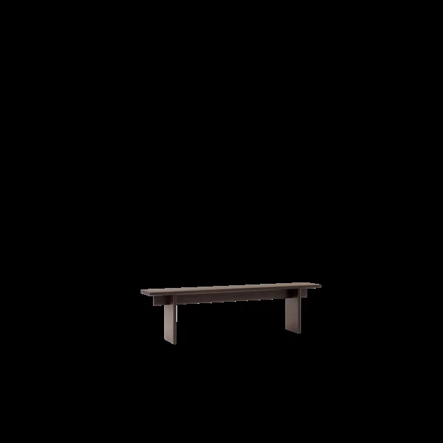 &Tradition Ita OS6 Bank, Eiche Dunkel Lackiert