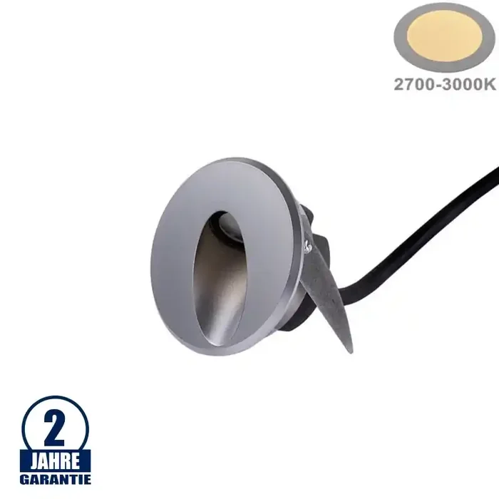 1,3W LED Mini Wandleuchte 24V IP44 Warmweiß