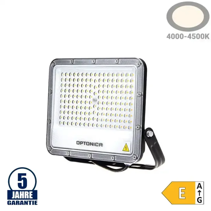 100W LED Fluter Professional Schwarz Neutralweiß