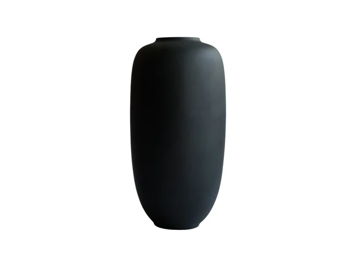 101 Copenhagen Sunao Vase – Slim / Schwarz Entworfen von Kristian Sofus Hansen & Tommy Hyldahl