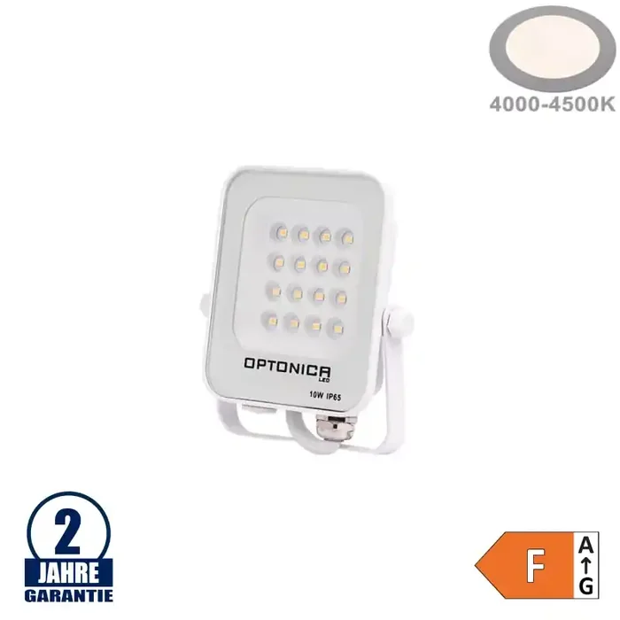 10W LED SMD Fluter weißes Gehäuse Neutralweiß