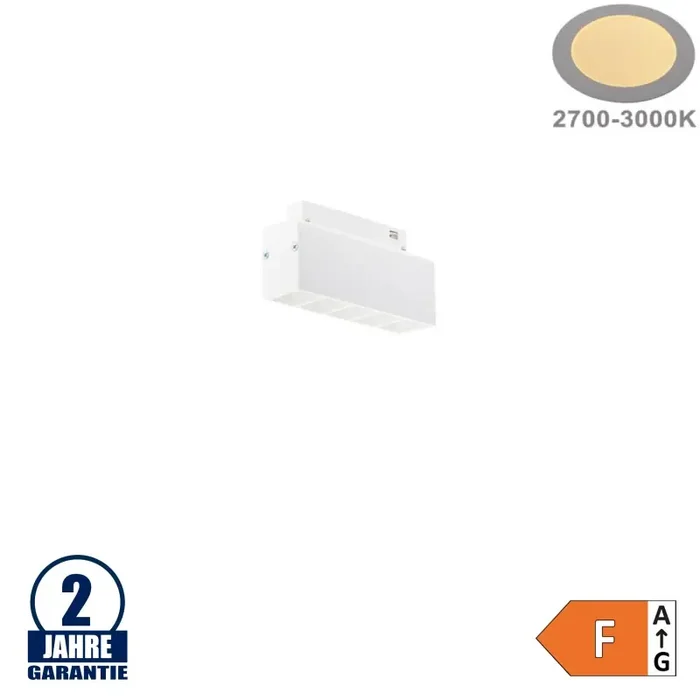 10W Strahler 5-flammig für 48V Stromschiene R35 Magnetic Line Weiß Warmweiß