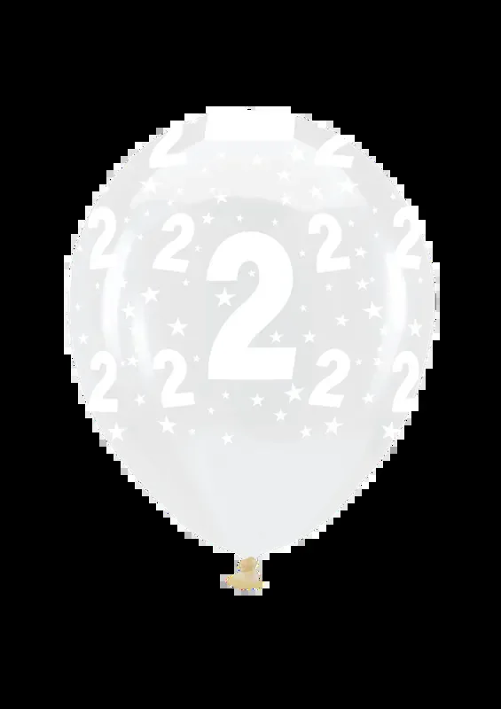 11″ Stars around Zahl „2“ (6 Stück)