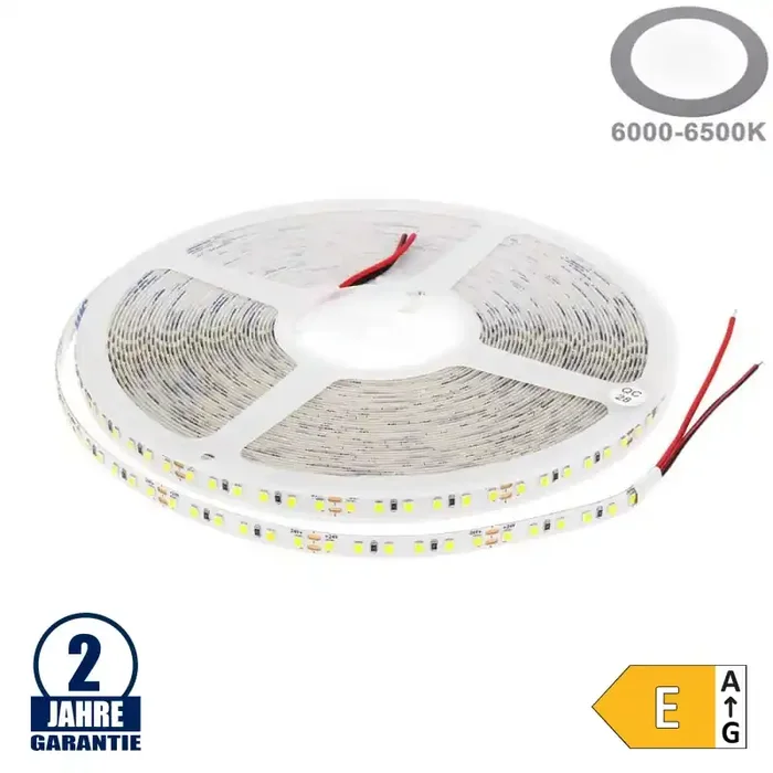 120SMD/m 9W/m 24V LED Streifen 2835 Kaltweiß 1m
