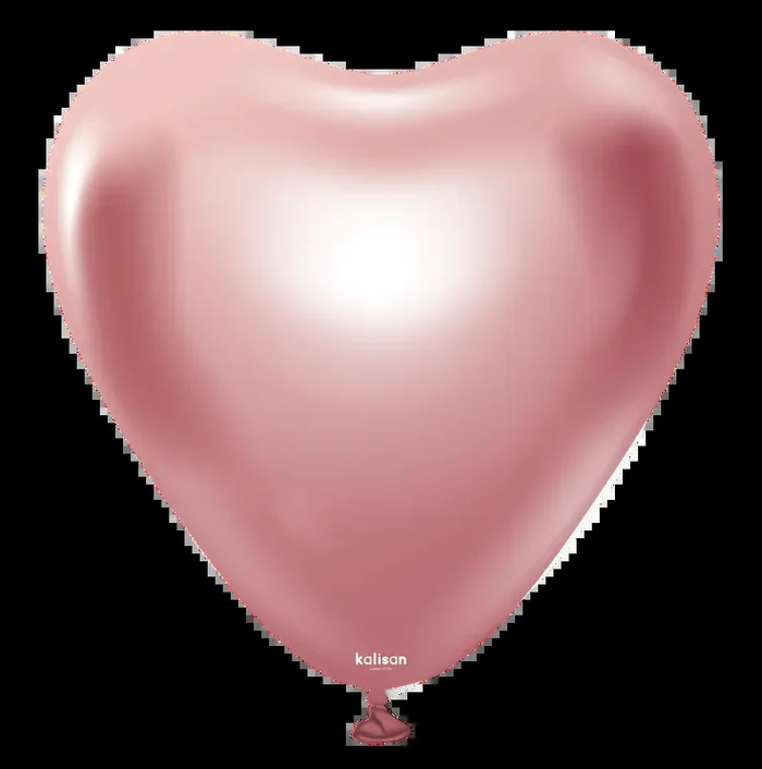 15″ Herz Macaron Pink (25 Stück)