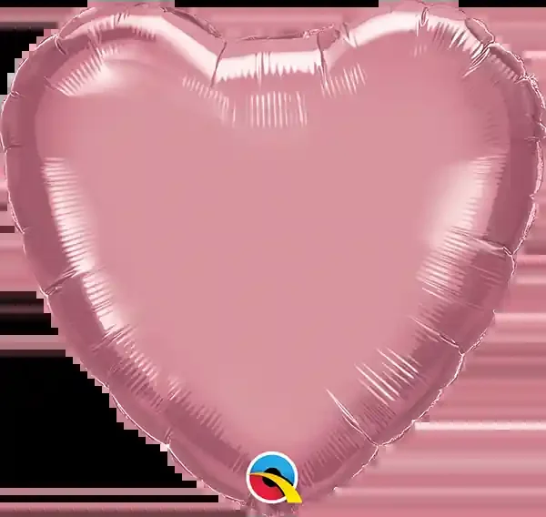 18″ Herz Matte Pink (unverpackt)