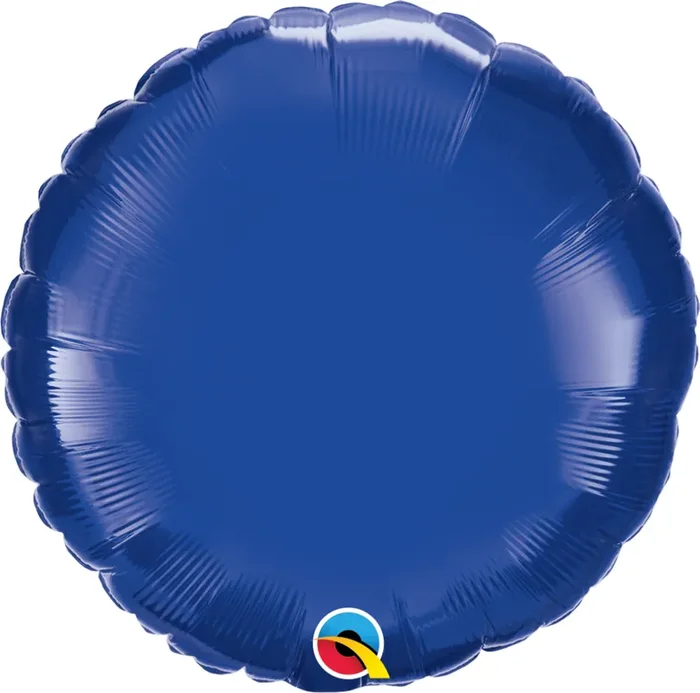 18″ Rund Metallic Blue (ibrex)