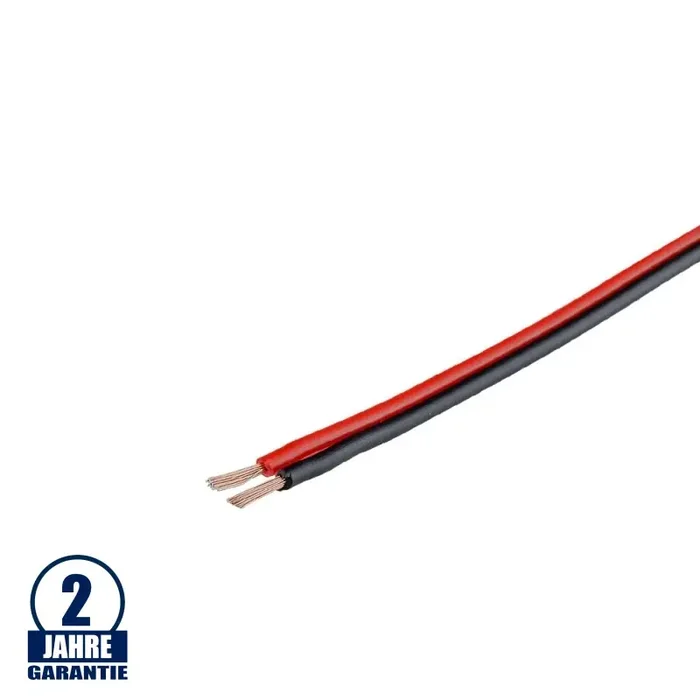 1m Kabel 2-polig 2×0,75