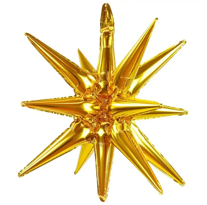 22″ Deko Stern Braun (einteilig/1 Ventil)