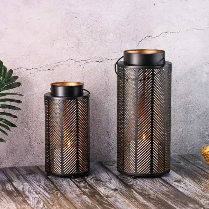 2er Set Gartenwindlicht Garten Laterne Balkon Deko Arvid