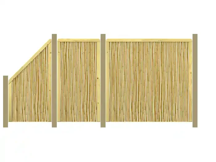 3,96m Zaun Bambu – ME29108