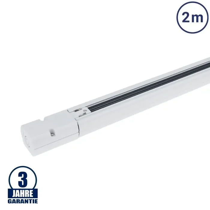 3 Ph. Stromschiene für LED Schienenstrahler Professional Weiß 2m