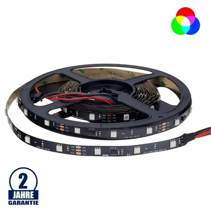 30SMD/m 7W/m 12V Digital LED Streifen 10 Pixel 1m