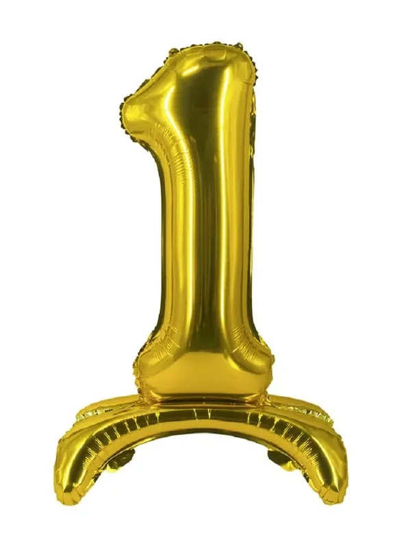 32″ Stand Up Balloon „1“ Bunt