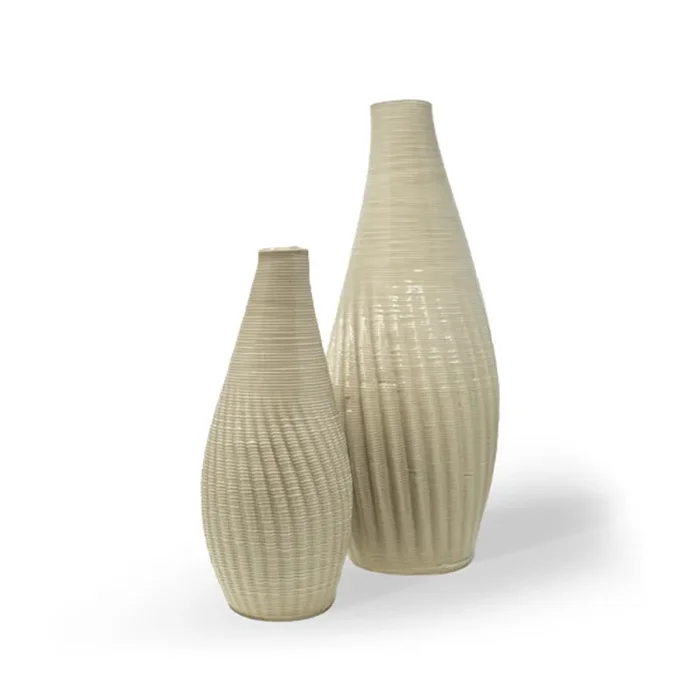 3D-gedruckte Vase BORA 2er-Set von Mediterranea Design