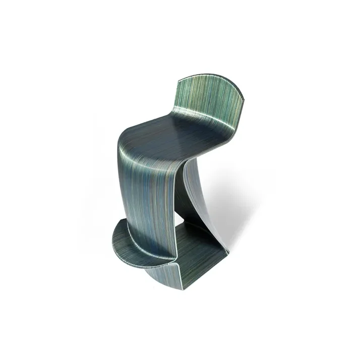 3D-gedruckter hoher Hocker PALERMO von Mediterranea Design – Innenbereich / Lila