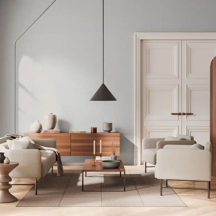 3D-Tapete mit Linienmuster Weiß Silber – Vliestapete modern glänzend