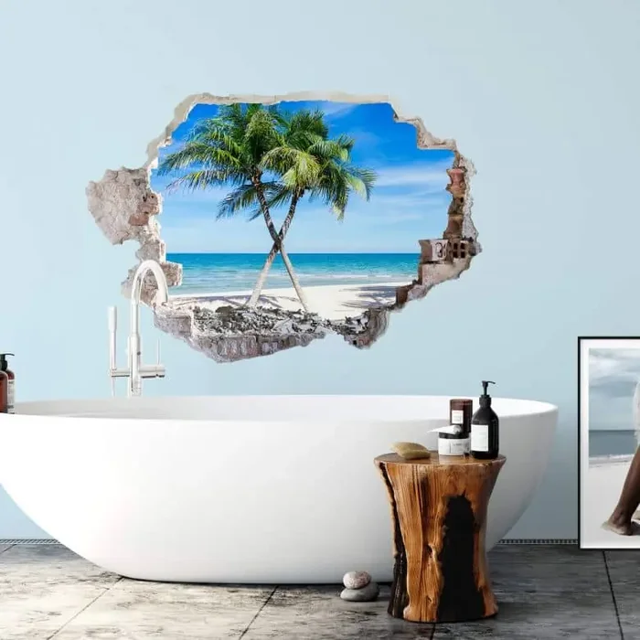 3D Wandtattoo Atlantic Ocean