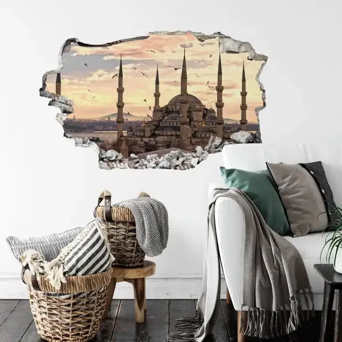 3D Wandtattoo Blaue Moschee in Istanbul