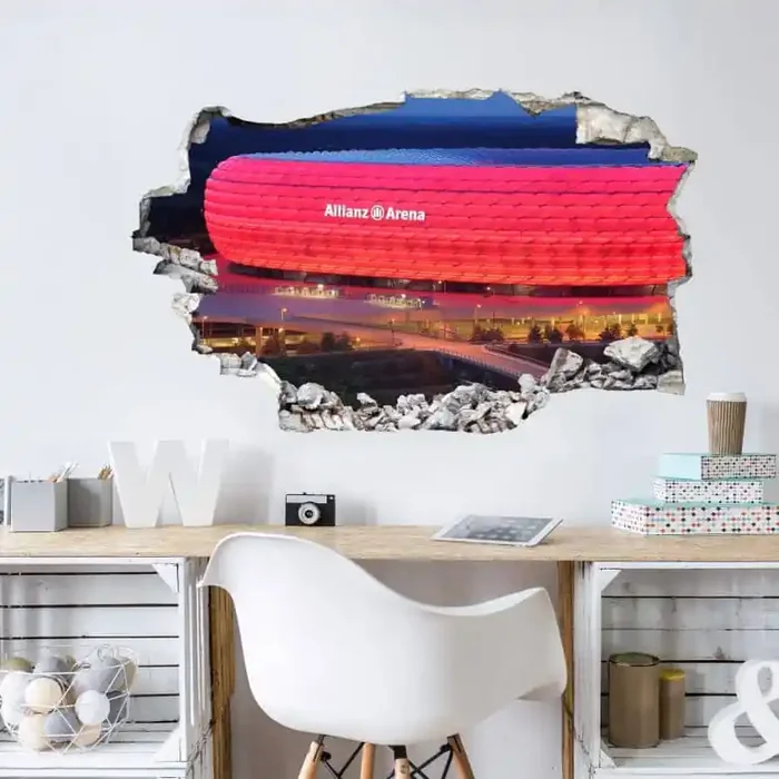 3D Wandtattoo FCB Allianz Arena