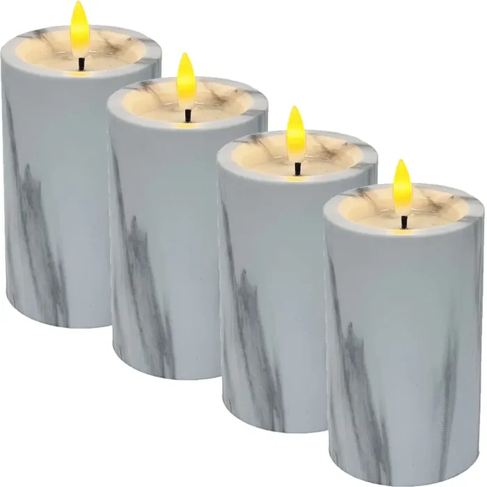 4er Set LED Kerze Hony