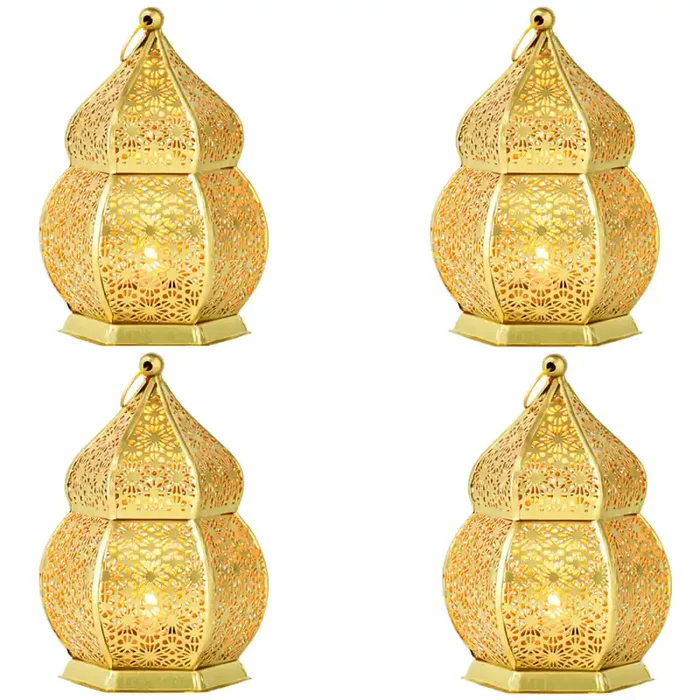 4er Set Orientalische Teelichthalter Afman 15cm