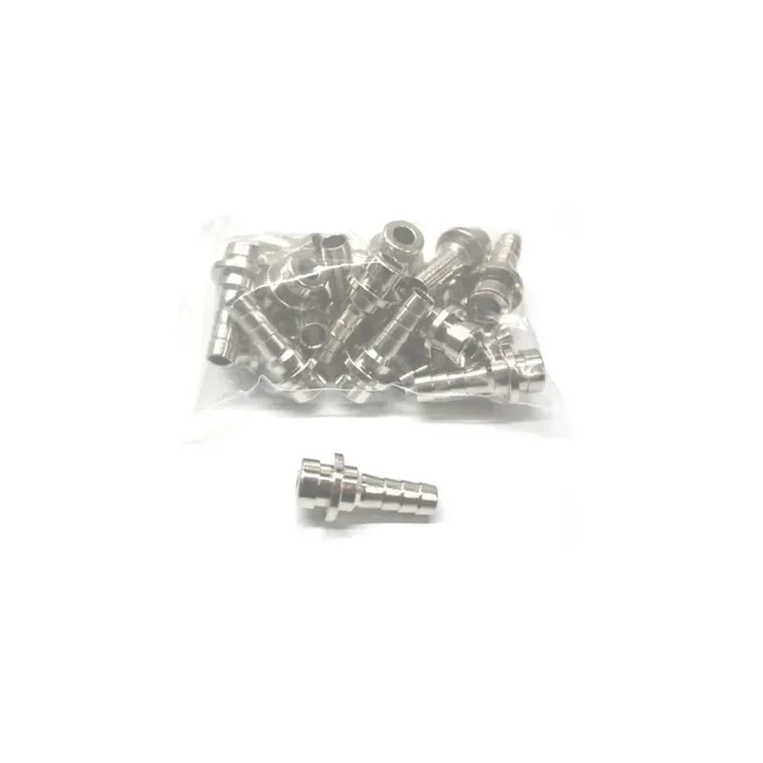 50 x straight 7mm beer hose nozzle