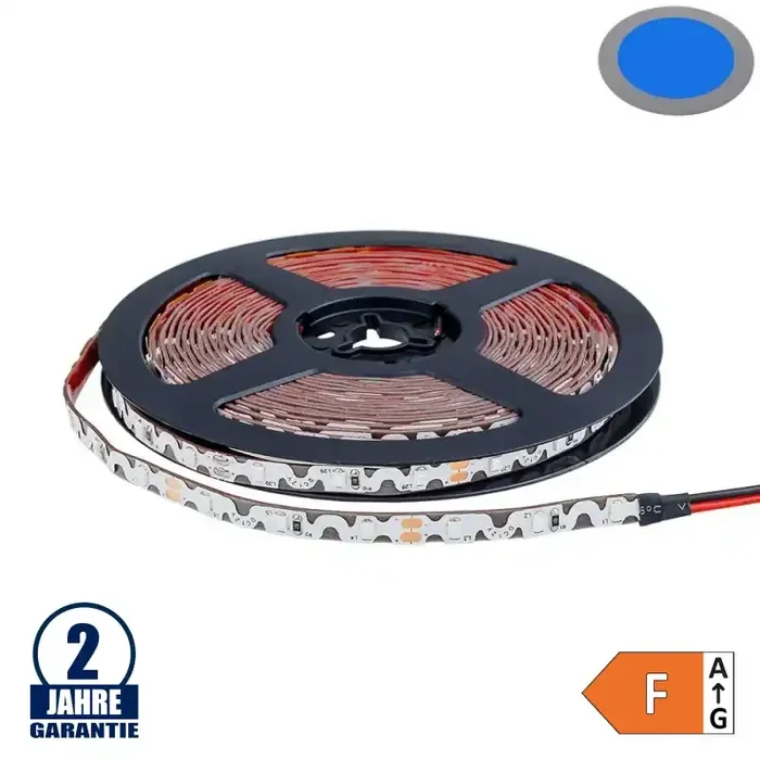 60SMD/m 7,2W/m 12V LED S-Streifen 2835 Blau 1m