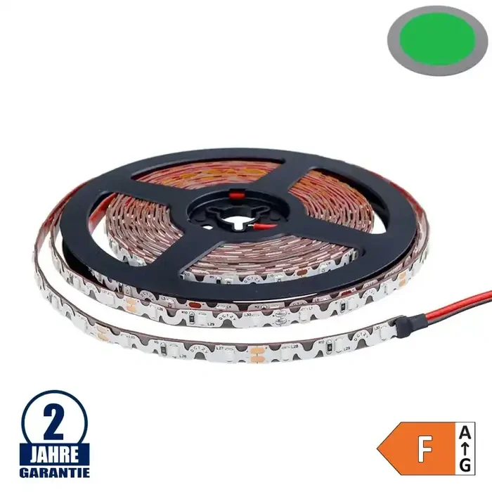 60SMD/m 7,2W/m 12V LED S-Streifen 2835 Grün 1m