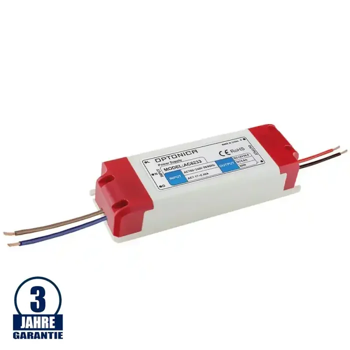 60W 12V DC Kunststoff Netzteil Professional