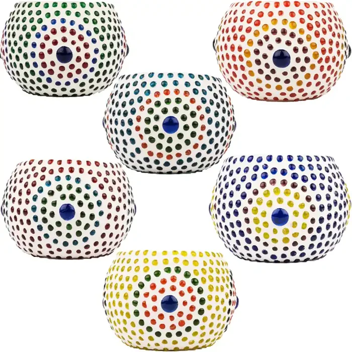 6er SET Orientalisches Windlicht Ajan