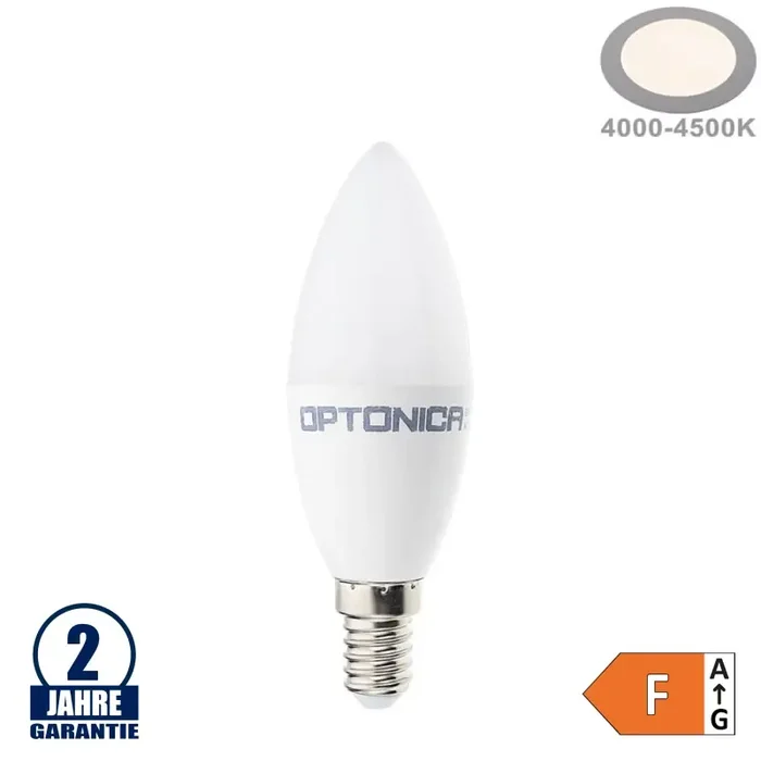 8W LED E14 Kerze Kunststoff Neutralweiß