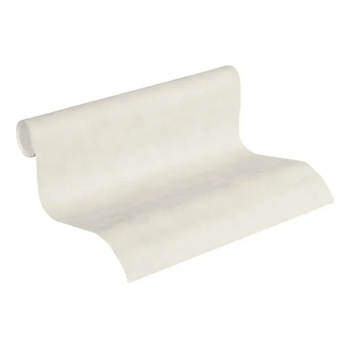 A.S. Création Vliestapete Neue Bude 2.0 Unitapete einfarbig creme, weiß