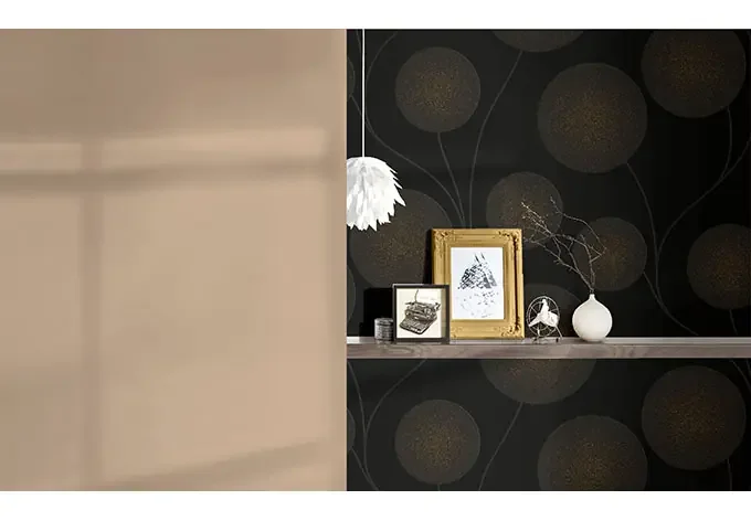 A.S. Création Vliestapete Spot Punktetapete Glitzereffekt metallic, schwarz