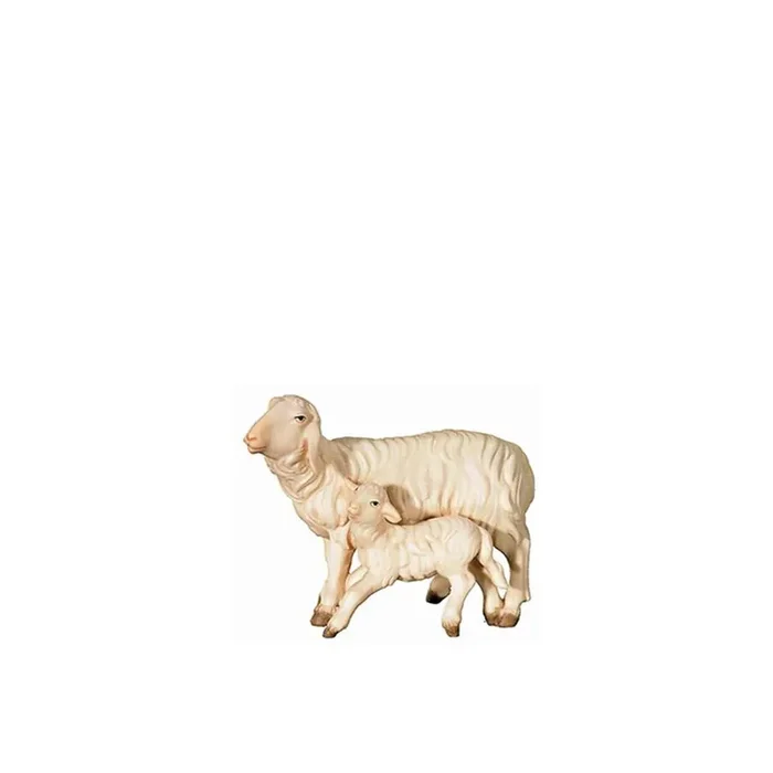 A-Schaf und Lamm stehend