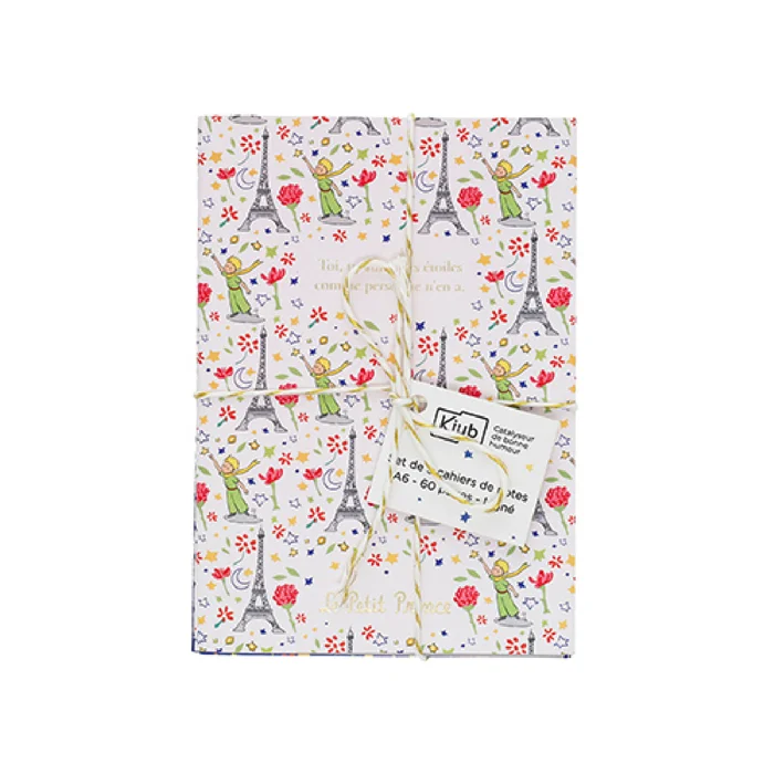 A6-Notizbuch Kiub avec Ficelle Le Petit Prince à Paris
