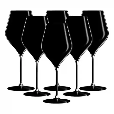 Absolus Weinglas Schwarz 46cl, 6-pack