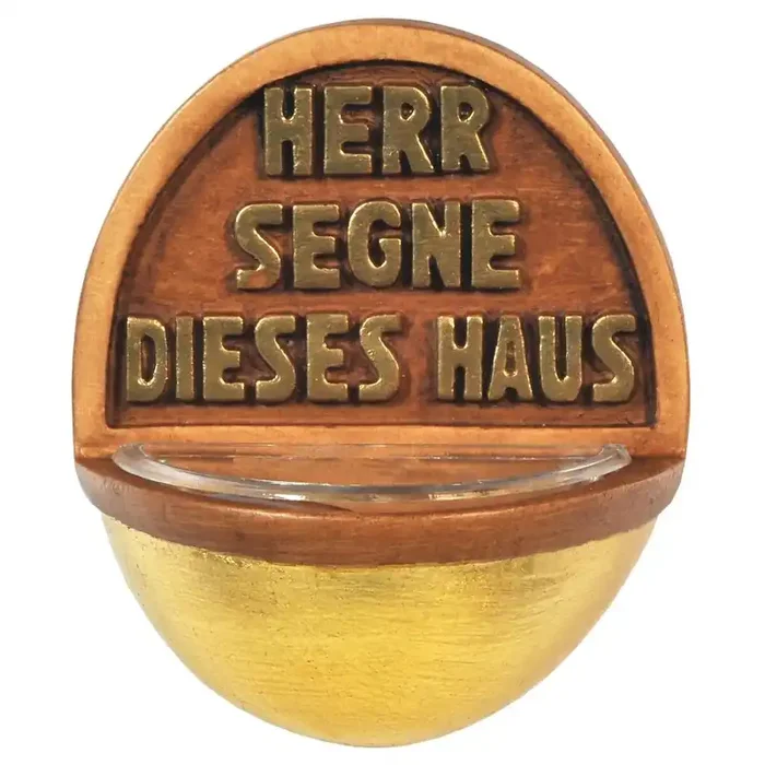 Acquasantiera „Herr segne dieses Haus“