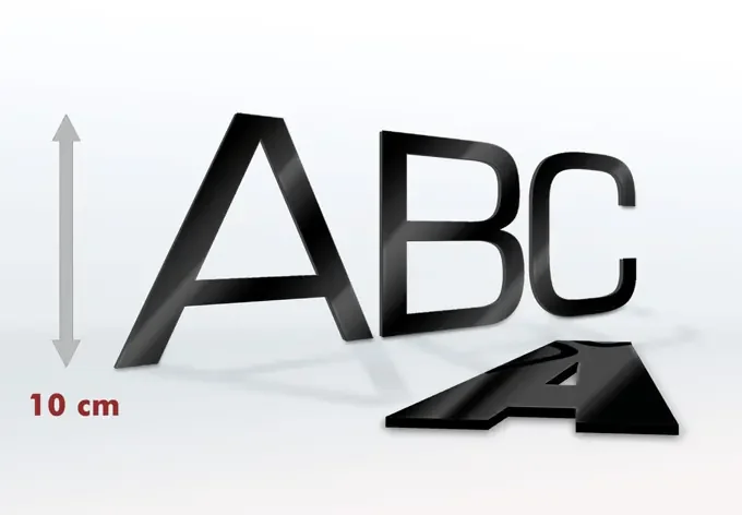 Acrylbuchstaben 10 cm Buchstabenhöhe