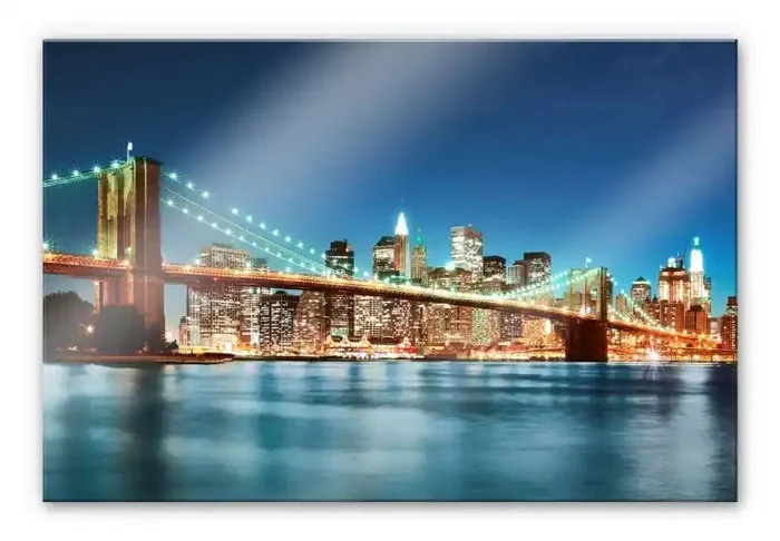 Acrylglasbild – Lights in New York City 02