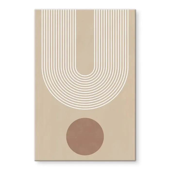 Acrylglasbild Abstrakte Geometrie in Balance – Ristova