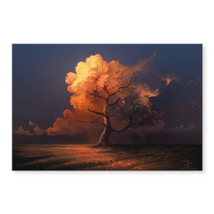 Acrylglasbild aerroscape – Später Herbst