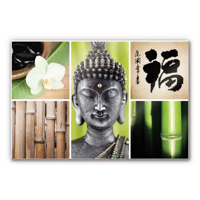 Acrylglasbild Asian Spa