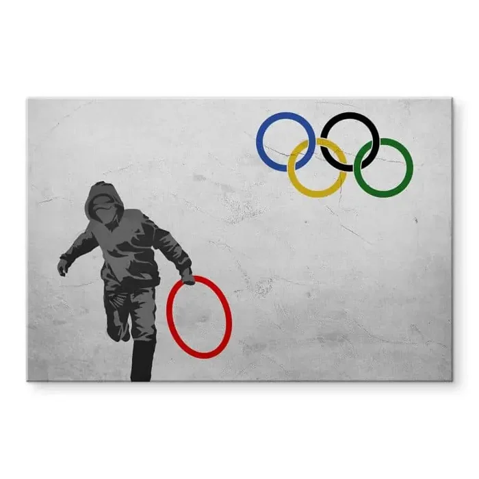 Acrylglasbild Banksy – Olympics