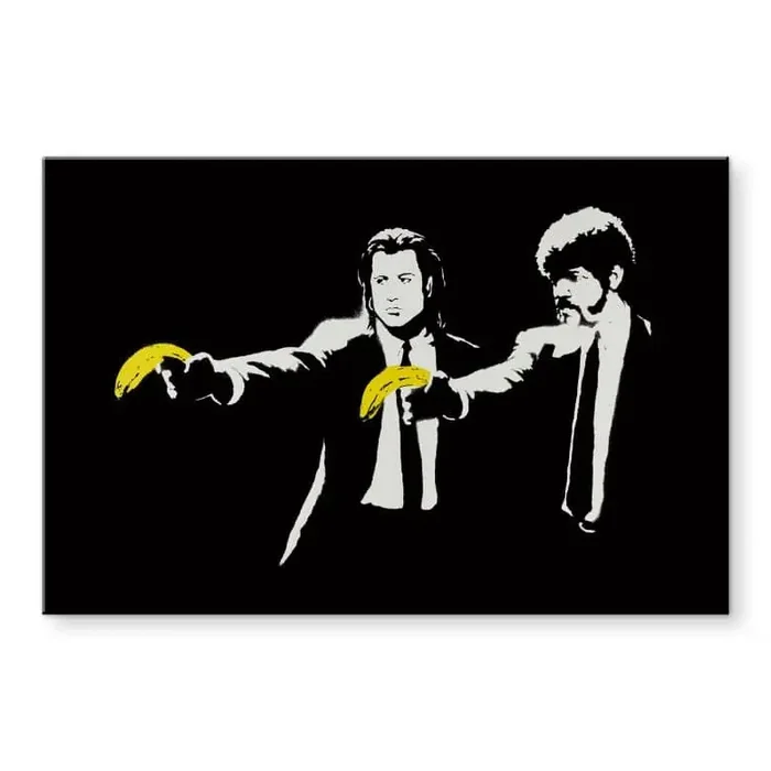 Acrylglasbild Banksy – Pulp Fiction