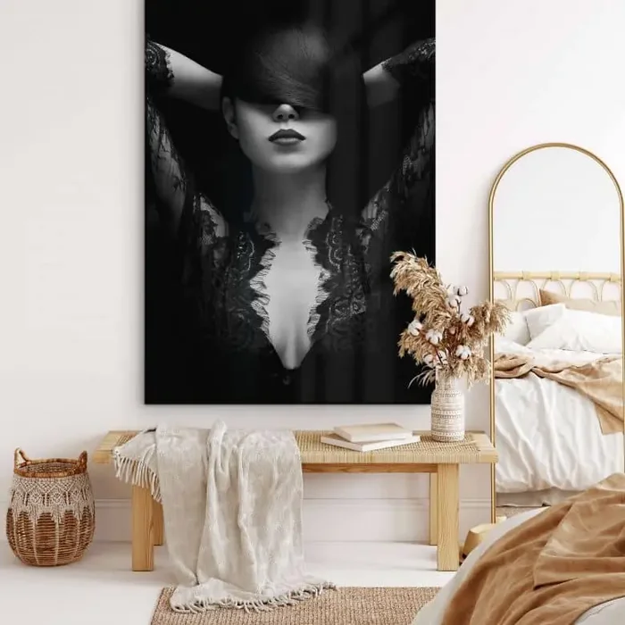 Acrylglasbild Belokonov – Schwarze Spitze