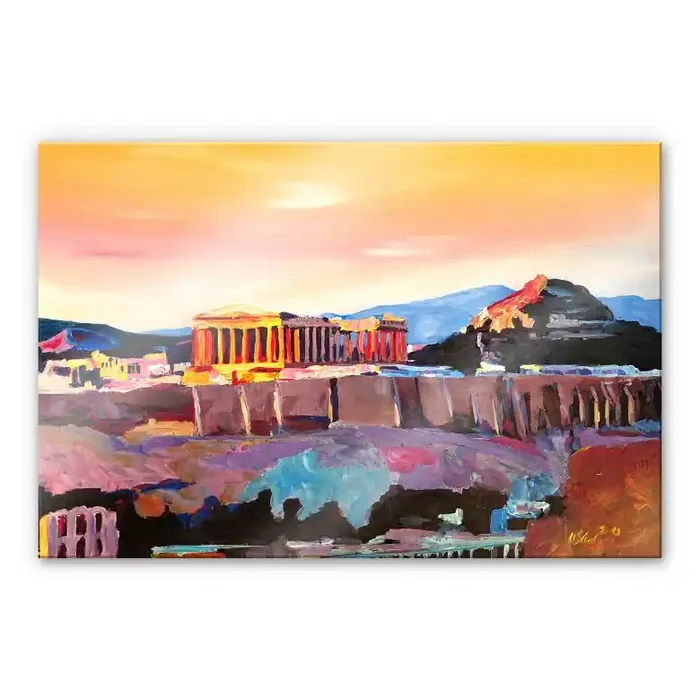Acrylglasbild Bleichner – Akropolis in Athen