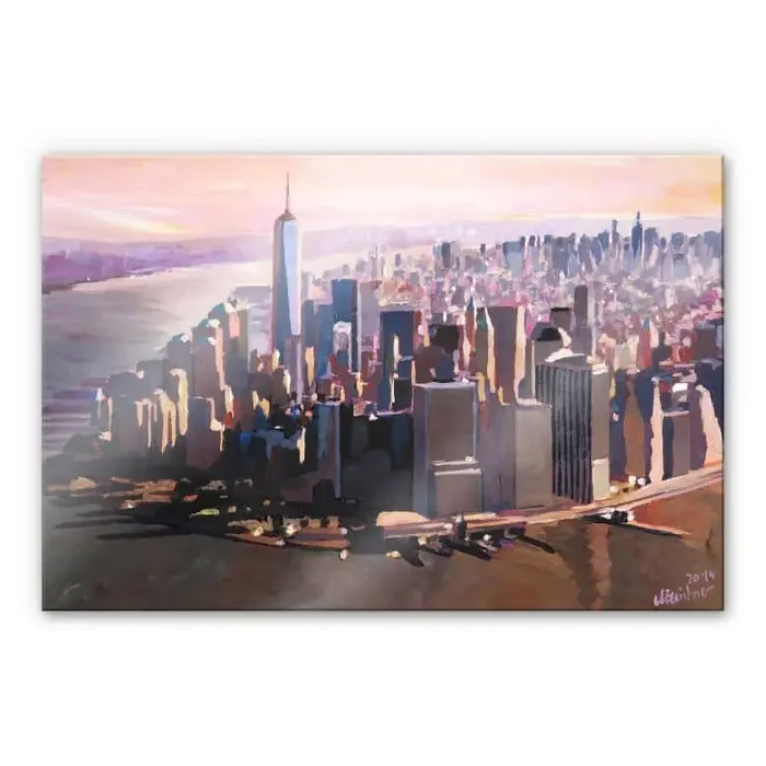 Acrylglasbild Bleichner – Manhattan Freedom