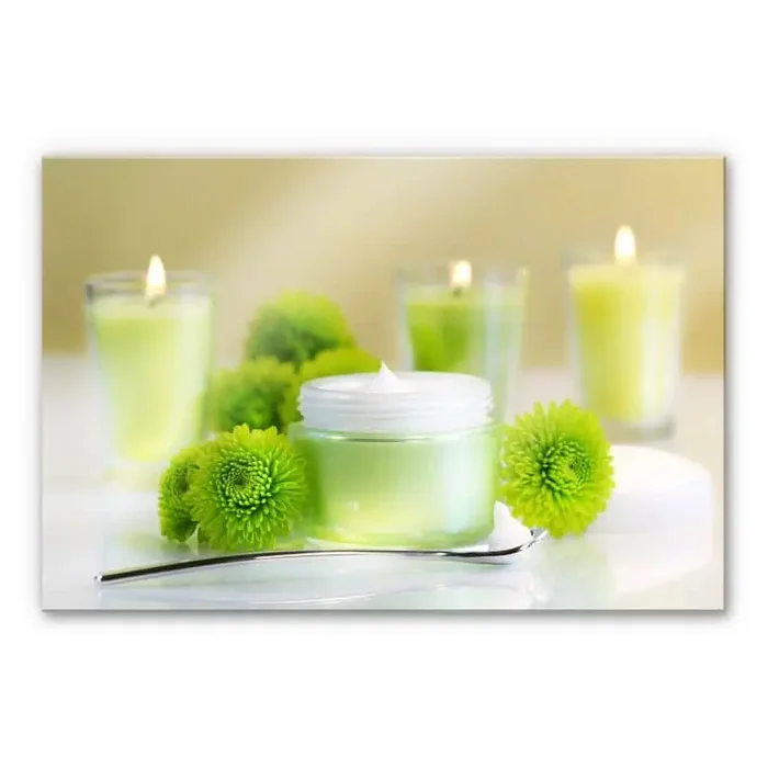 Acrylglasbild Candle Lemon