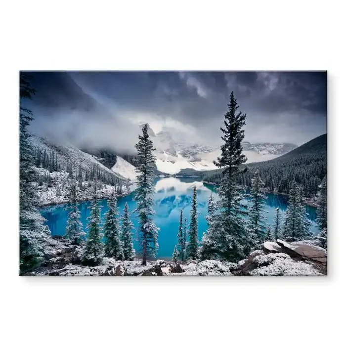 Acrylglasbild Cole – Kalter Seeblick